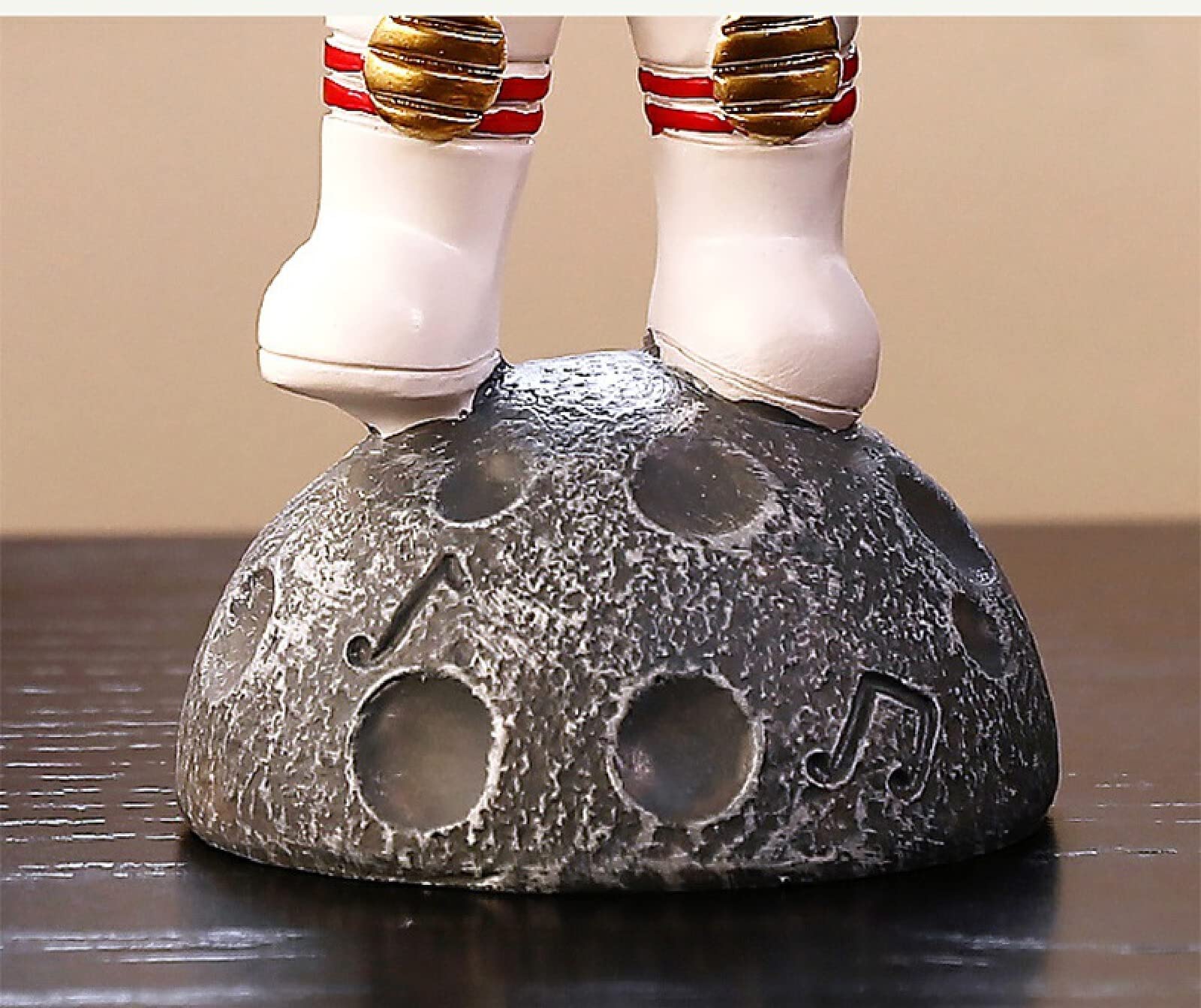 Escultura Moderna Decoración De Figuras De Resina De Astronauta De Música Decoración De Figuras Modernas