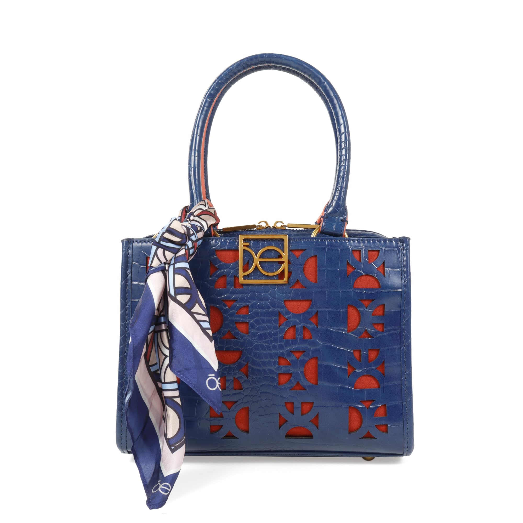 Cloe - Bolsa Satchel Chica con Mascada para Mujer