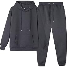 CHAIRAY Womens Hoodie Tracksuit Sweatsuits for Mens Set 2 Piece Hooded Sweatshirts and Sweatpant Sets Jogger Sweatsuit