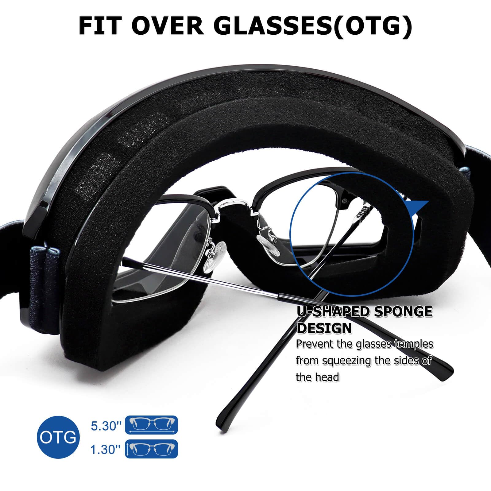 AVV Occhiali da moto per uomo e donna, antivento, per ATV, Dirt Bike, anti UV, per equitazione, MTB, motocross