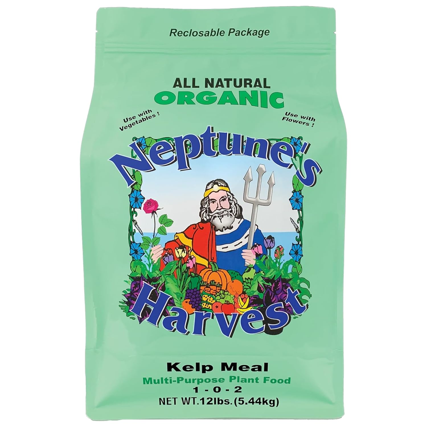 Neptune's Harvest Kelp Meal Multi-Purpose Plant Food 1-0-2 12lb