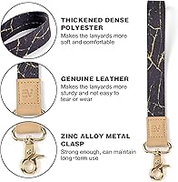 Vista 185 de Ecovision - Llavero con correa para llaves, llaveros de pulsera con 2 argollas para llaves para mujer