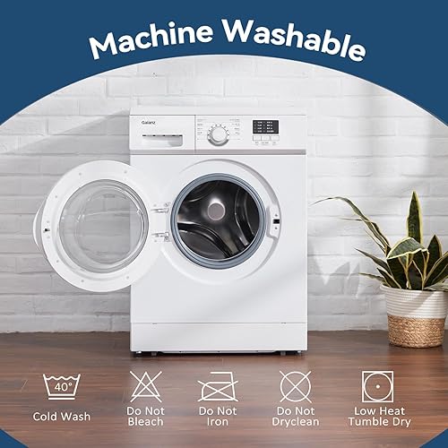 Miniatura 9 de BDEUS Cubrecolchón extra grueso tamaño individual XL, acolchado alternativo 7D, funda suave y transpirable, se estira hasta 18 pulgadas de