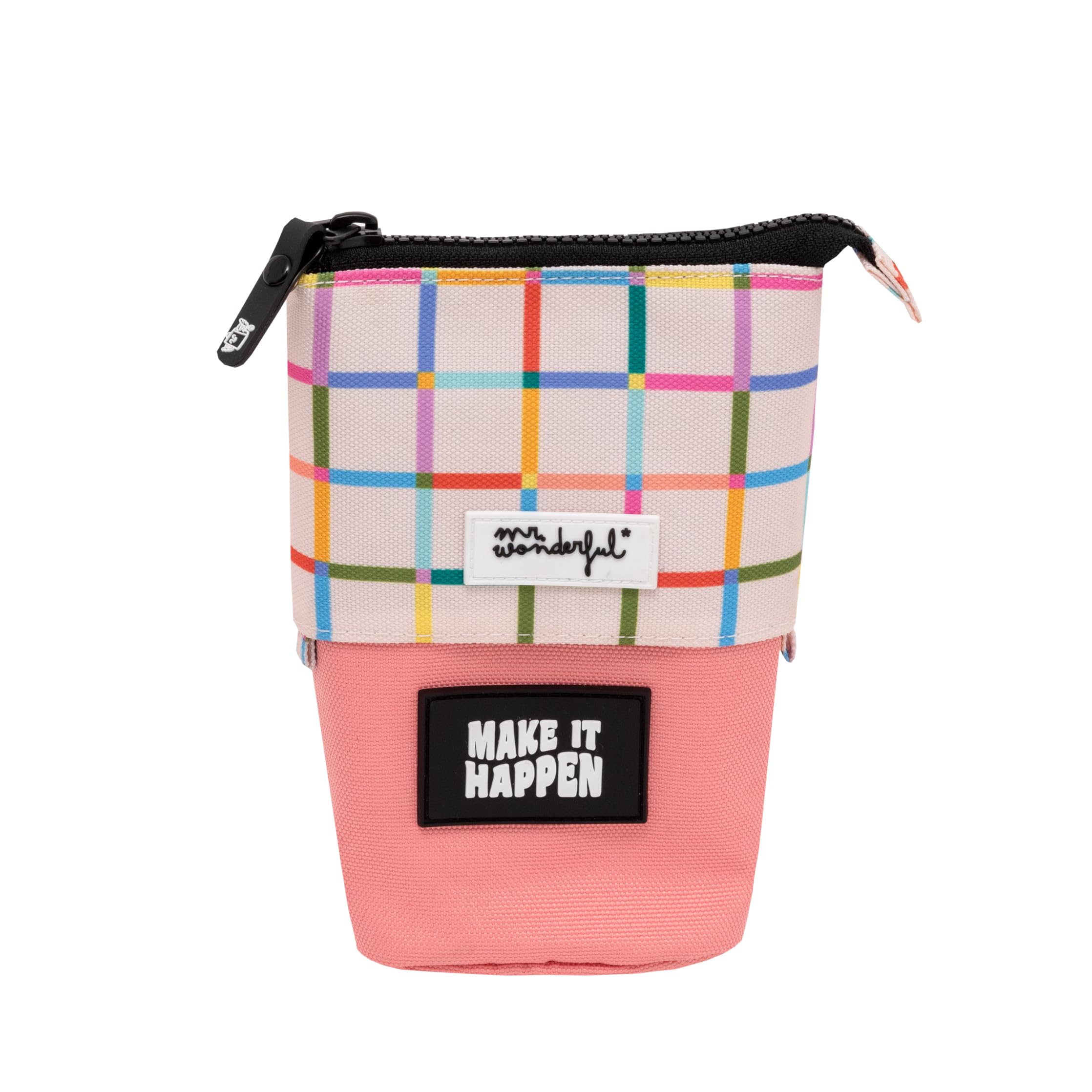 Mr. Wonderful - Estuche Extensible Urban - Make it Happen - Estuche Escolar - Estuche Retráctil Vertical - Realizado en rPET
