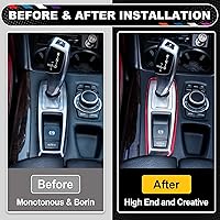 Vista 3 de Tiras de ajuste para interior del coche, 16.4 pies, rellenos universales para automóvil, línea de moldeo, accesorios decorativos para manualidades