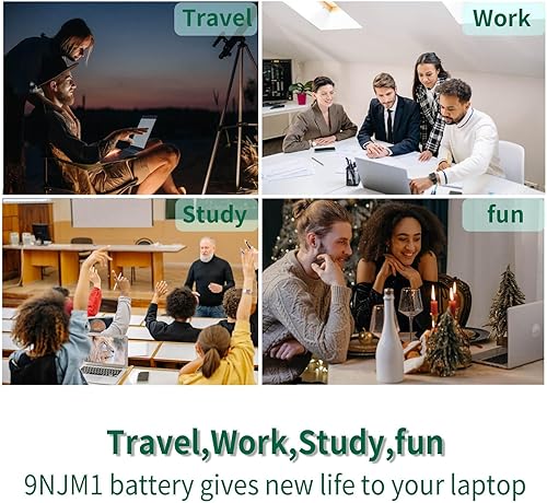 Miniatura 5 de DMKAOLLK Reemplazo de batería 99Wh 9NJM1 para Dell Alienware 17 R4 R5 15 R3 R4 Alienware 15 2018 ALW17C-D1758 P31E P31E001 P31E002 P69F P69F001