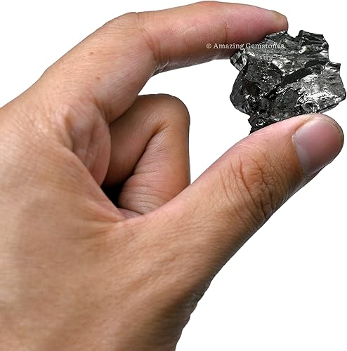 Miniatura 2 de Elite - Chips de piedras de shungita para tabletas de purificación de agua, auténticas piedras de shungita de Karelia para botella de agua de