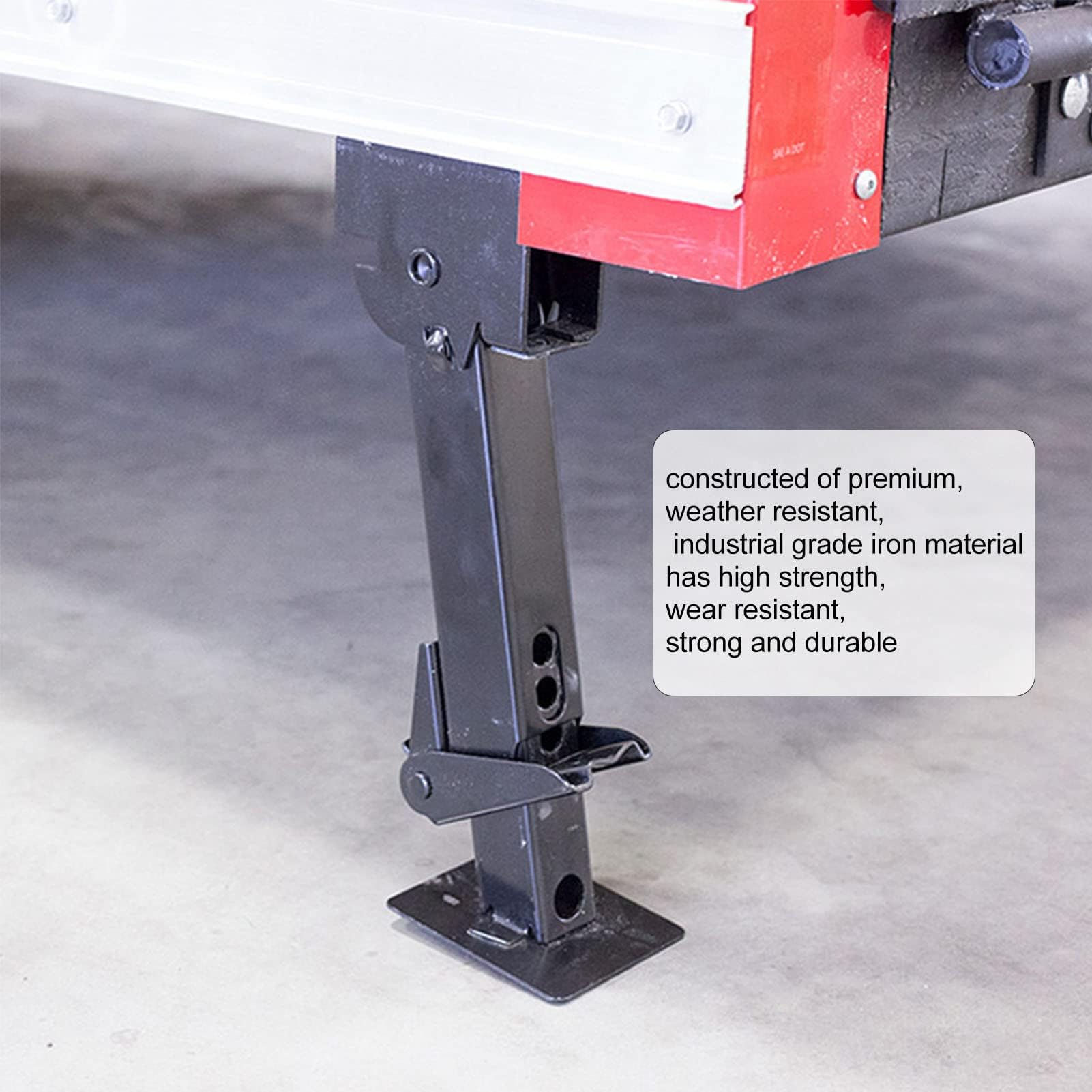 Cocoarm Stabilizzatore per cric, 2 cric telescopico con cerniera, regolabile, supporto stabilizzatore 650 lb, capacità di carico 1000 lb