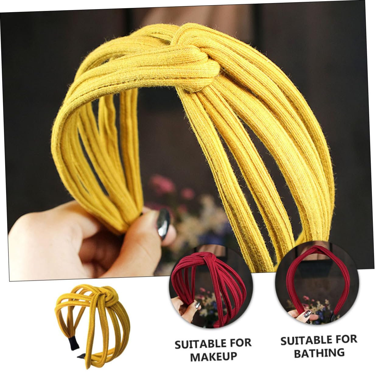 DOITOOL 12pièces Bandeaux Femme Tissu Élargis Accessoires Élégants Pour Cheveux Pour Toutes Occasions Et Styles
