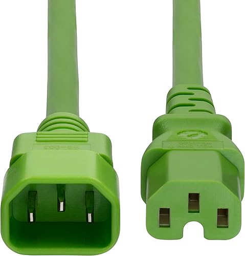 Miniatura 8 de StarTech.com Cable de extensión resistente de 10 pies (9.8 ft), cable de extensión C14 a C15, 15A 125V, 14AWG, cable de extensión de alimentación de