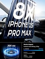 LISEN MagSafe Autós Telefontartó 15W Vezeték Nélküli Gyorstöltővel - iPhone 15/14/13/12 és Samsung Kompatibilis, Szellőzőrácsra Rögzíthető,  4