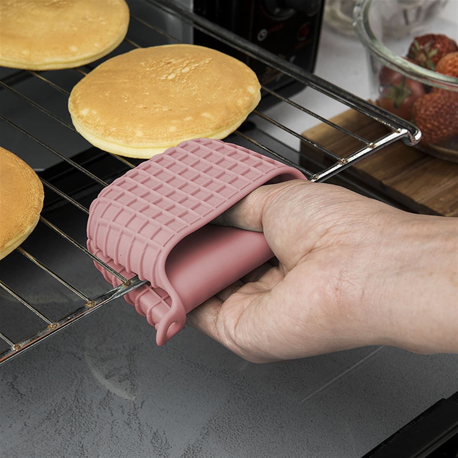 Gants isolants en Silicone for Four à Micro-Ondes, résistants aux Hautes températures et Anti-brûlures(1)