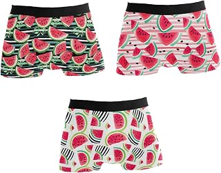 Cute Men's Underwear Boxer Briefs Stretch Breathable Mens Boxer Briefs Underwear Men Multipack 3 Pack Gift Box