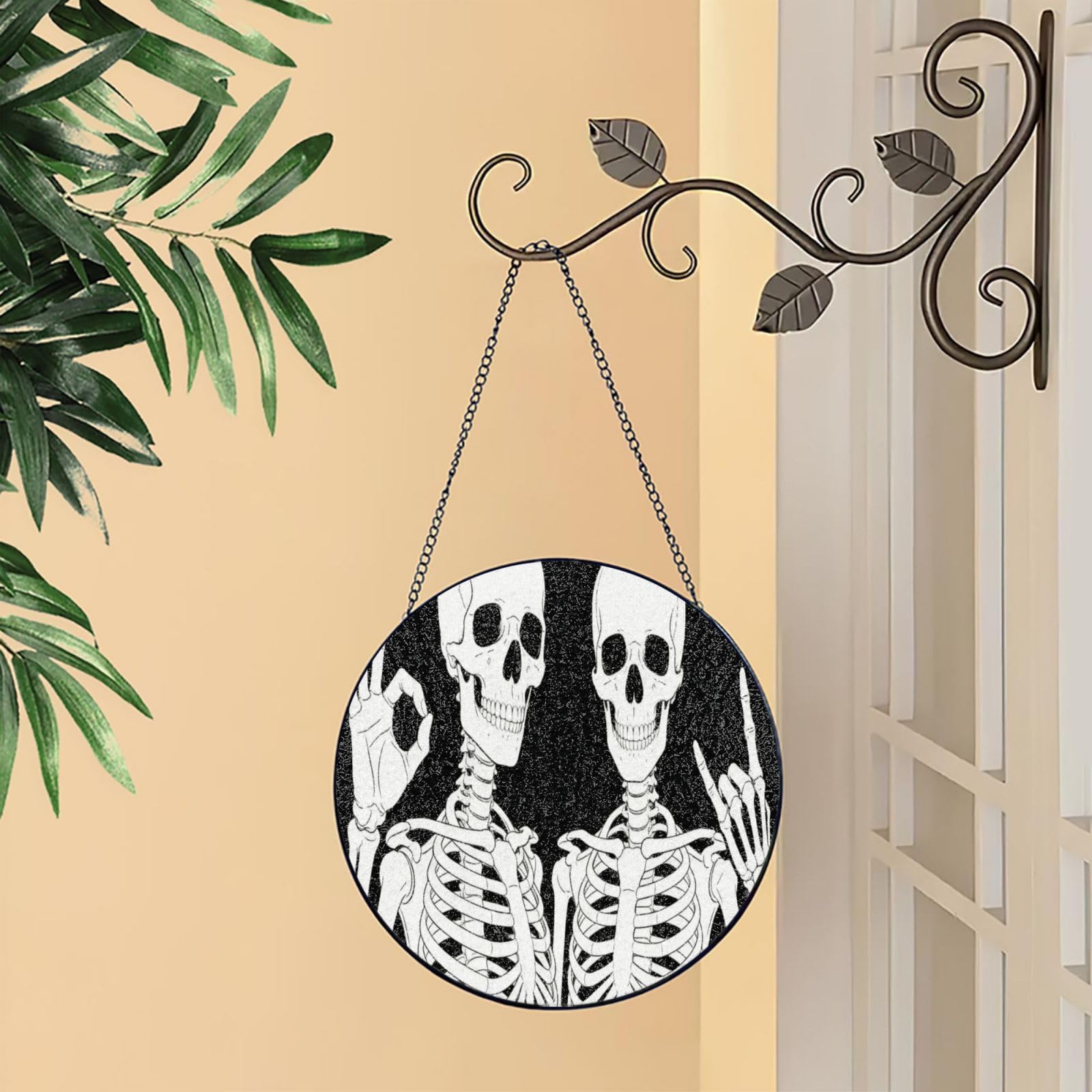 Atrapasueños de cristal para colgar en ventana, patio, jardín
