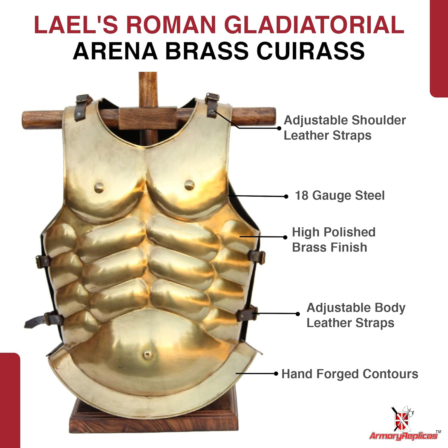 Armory Replicas™ - Medieval Roman Greek Muscle Body Armor Cuirass