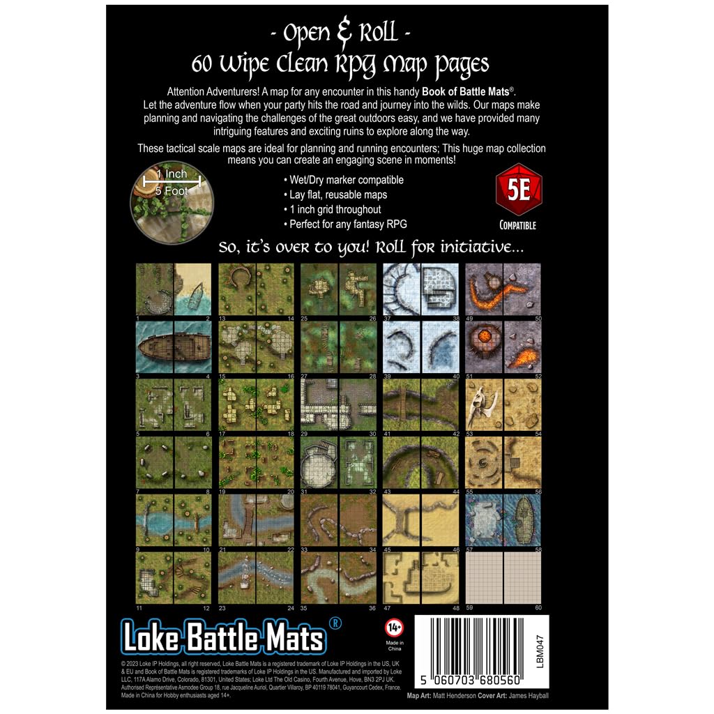 Big Book of Battle Mats Wilds, Wrecks & Ruins : Amazon.es