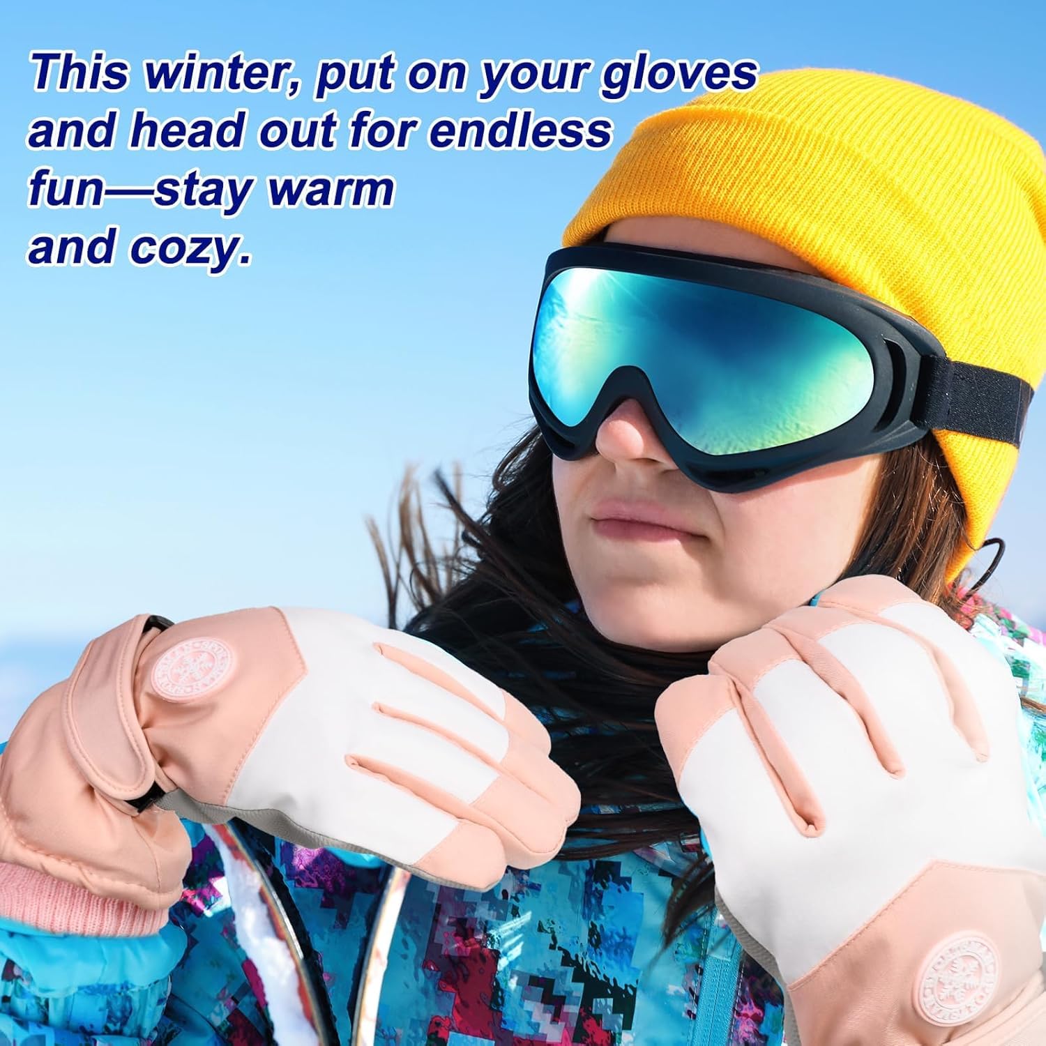 3 Pairs Winter Ski Snow Gloves Men Women Waterproof Touchscreen Snowboarding Gloves Warm Winter Snowmobile Glove - Image 5