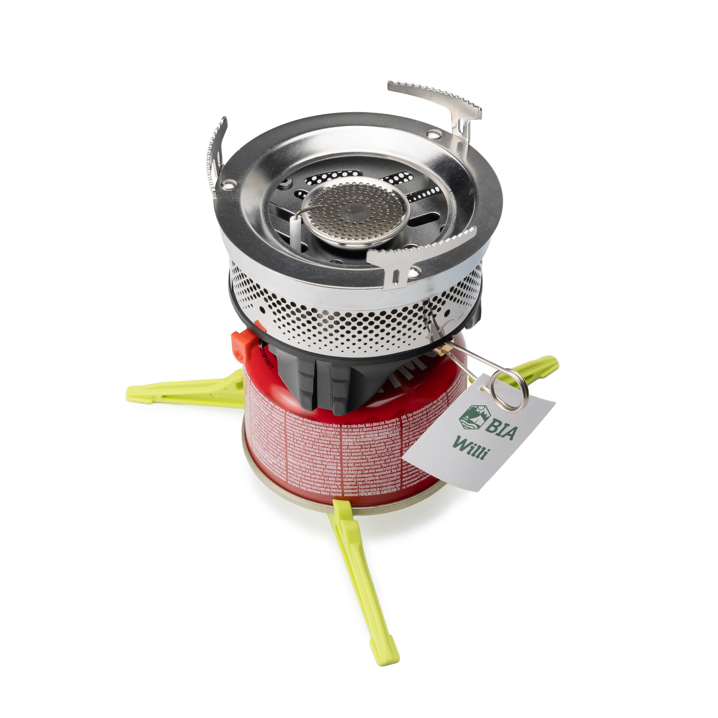 BIA Willi 2.0 zestaw do gotowania kempingowego: kompaktowa kuchenka gazowa o pojemności 750 ml z technologią Instant Pot o mocy 1800 W, do wędrówek, survivalu, aktywności na świeżym powietrzu, z