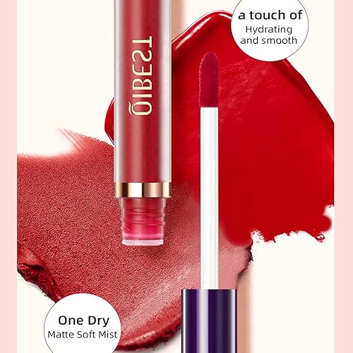 Miniatura 6 de Juego de 12 lápices labiales líquidos mate, de larga duración, impermeable, de terciopelo, brillo de labios de alta pigmentación, juegos de regalo