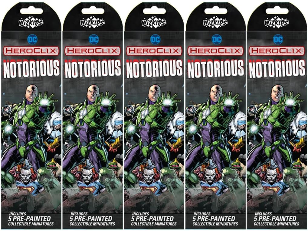 DC HeroClix: Notorious Dice & Token Pack