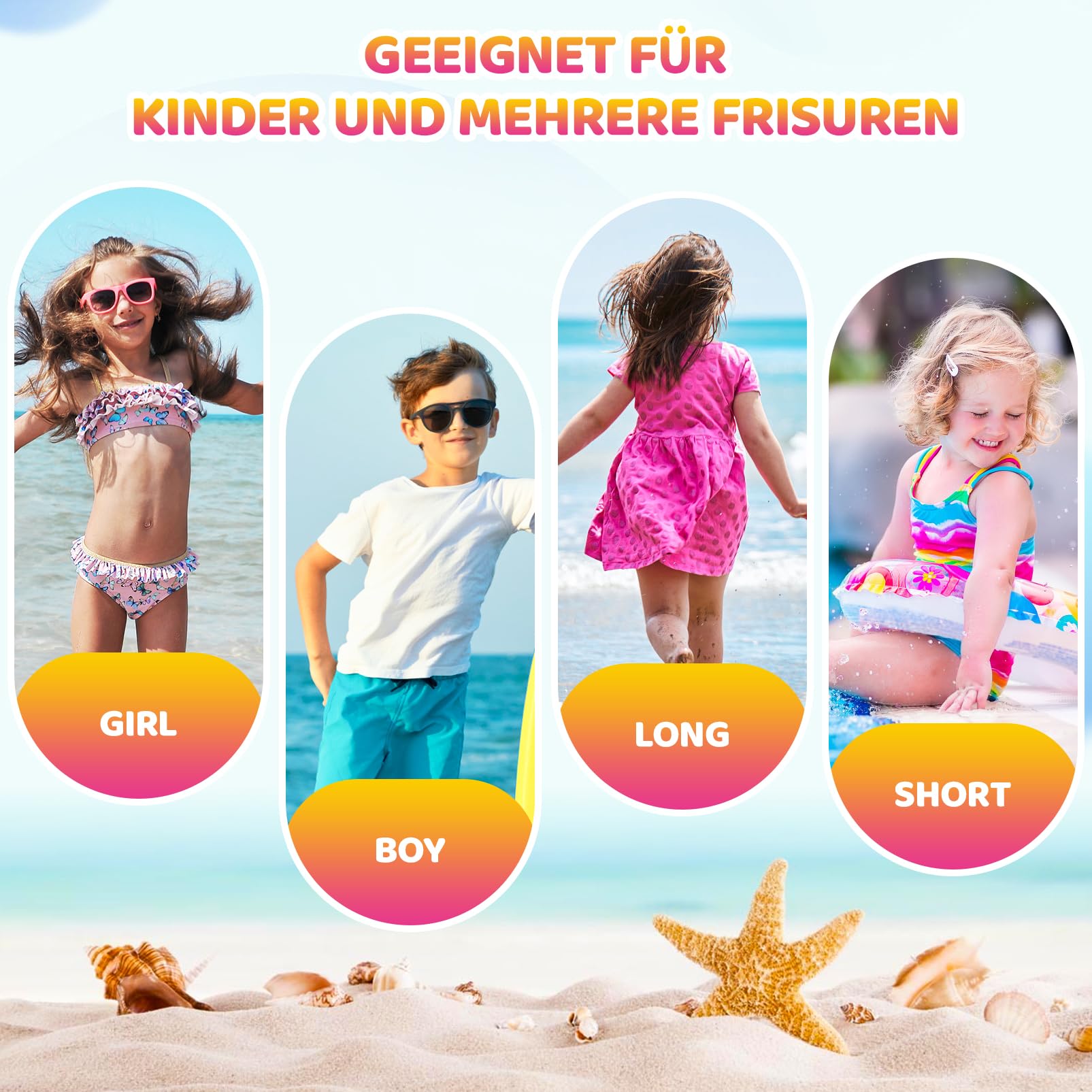 Kit nuoto 5 pezzi per bambini Asics | Groupon
