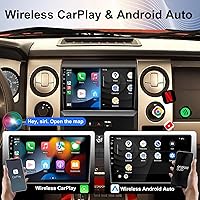 Vista 3 de [4+64GB] Android 13 Car Stereo Upgrade para Ford F150 2009 2010 2011 2012 2013 2014 Soporte de radio inalámbrico Carplay Android Auto 9 '' IPS