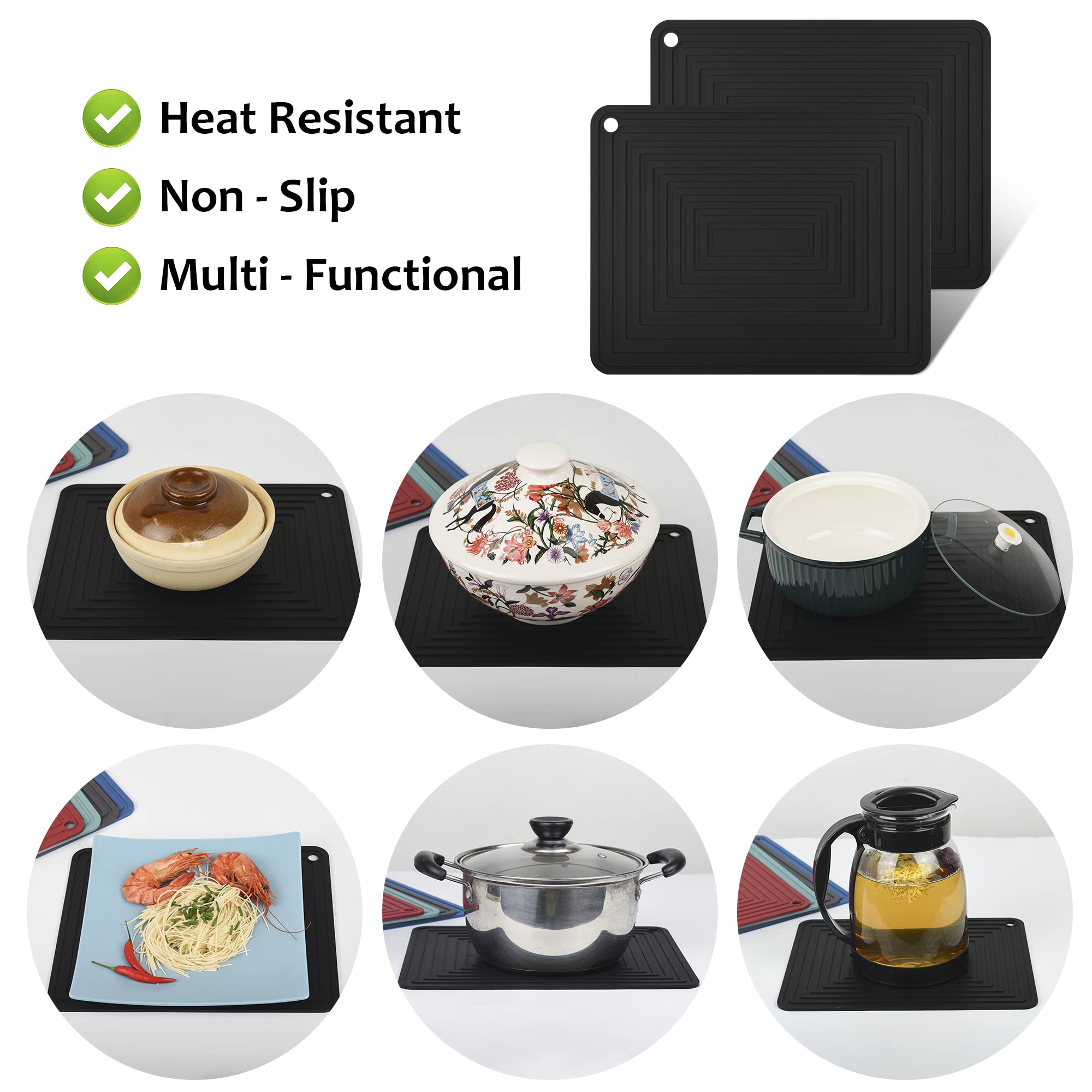 Smithcraft Lot De 2 Dessous De Plat Pour Plats Chauds, Casseroles Et