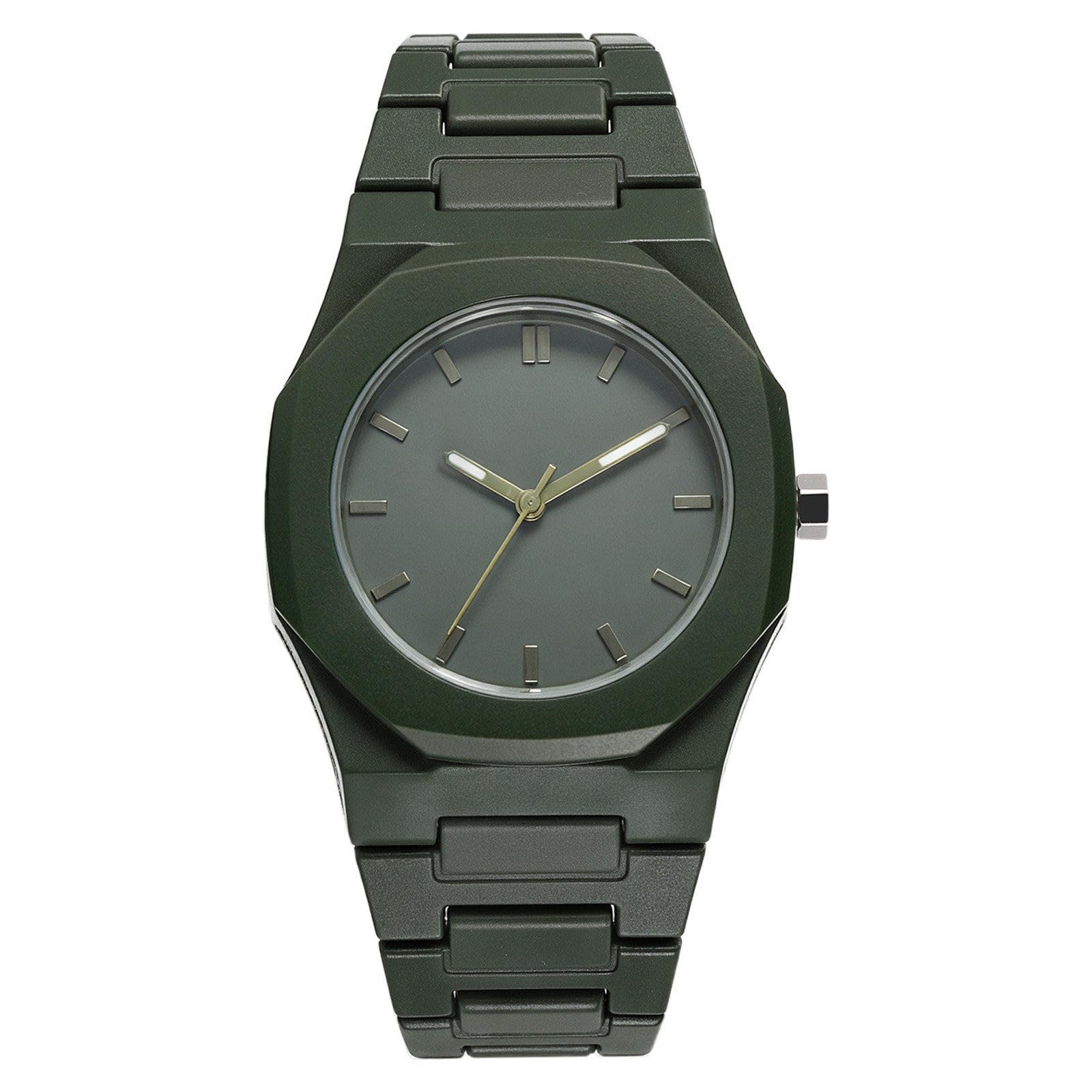 JewelryWe Herren Übergroße Armbanduhr DREI Zeitzone Analog Q