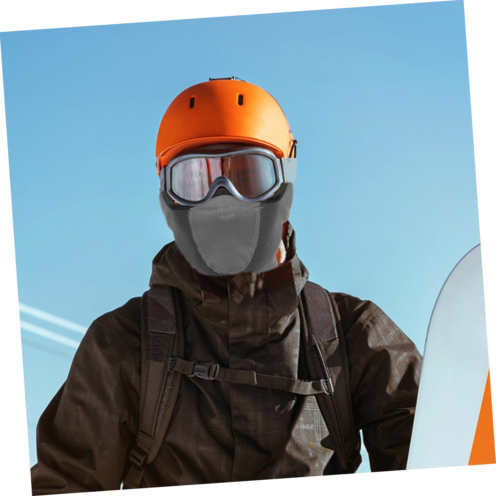 5stücke Wiederverwendbare Halsabdeckung Winddichte Fleece-gesichtsmaske Für Kälte Schutz Für Hals Und Ohren Für Wintersport Und Outdoor-aktivitäten