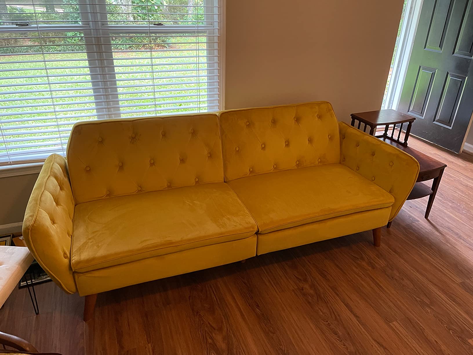 34/mo Finance Novogratz Tallulah Memory Foam Futon, Pink & Computer