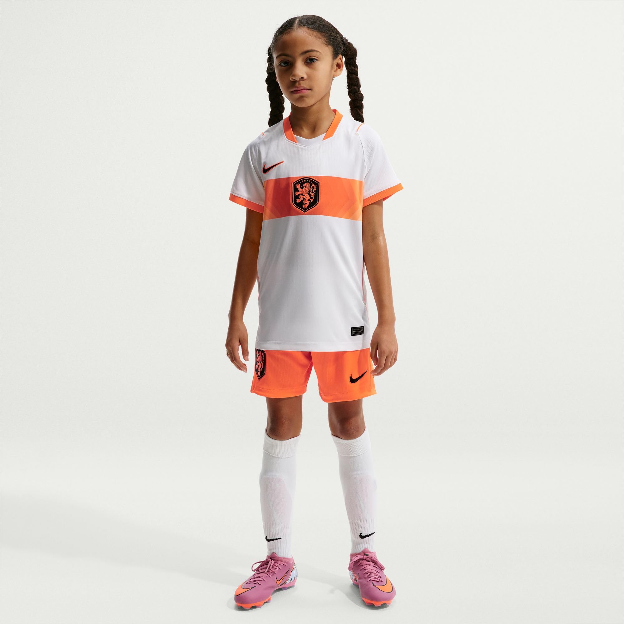 Nike Netherlands National Team Dri-Fit Stadium Away T-Shirt Unisex - Bambini e Ragazzi (Pacco da 1)