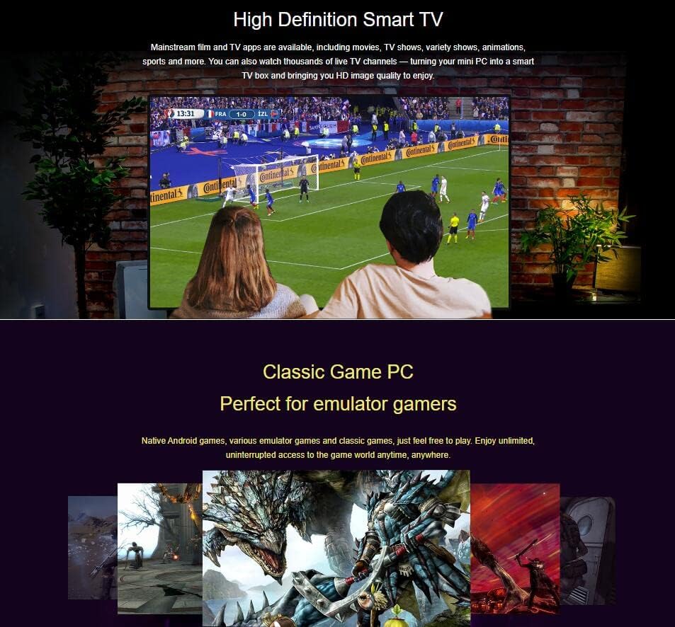 WayPonDEV Firefly Station M3 Geek Mini PC Rockchip RK3588S Chip 8GB LPDDR4 RAM 64GB eMMC Onboard Gigabit Ethernet Dual Band WiFi for Home Office and Gaming Support Android Ubuntu