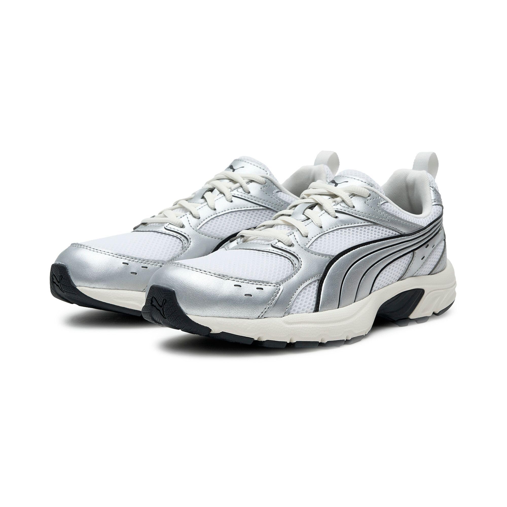 Puma Men's White Milenio Tech Low Top Trainers in Size 8.5, Sports Direct