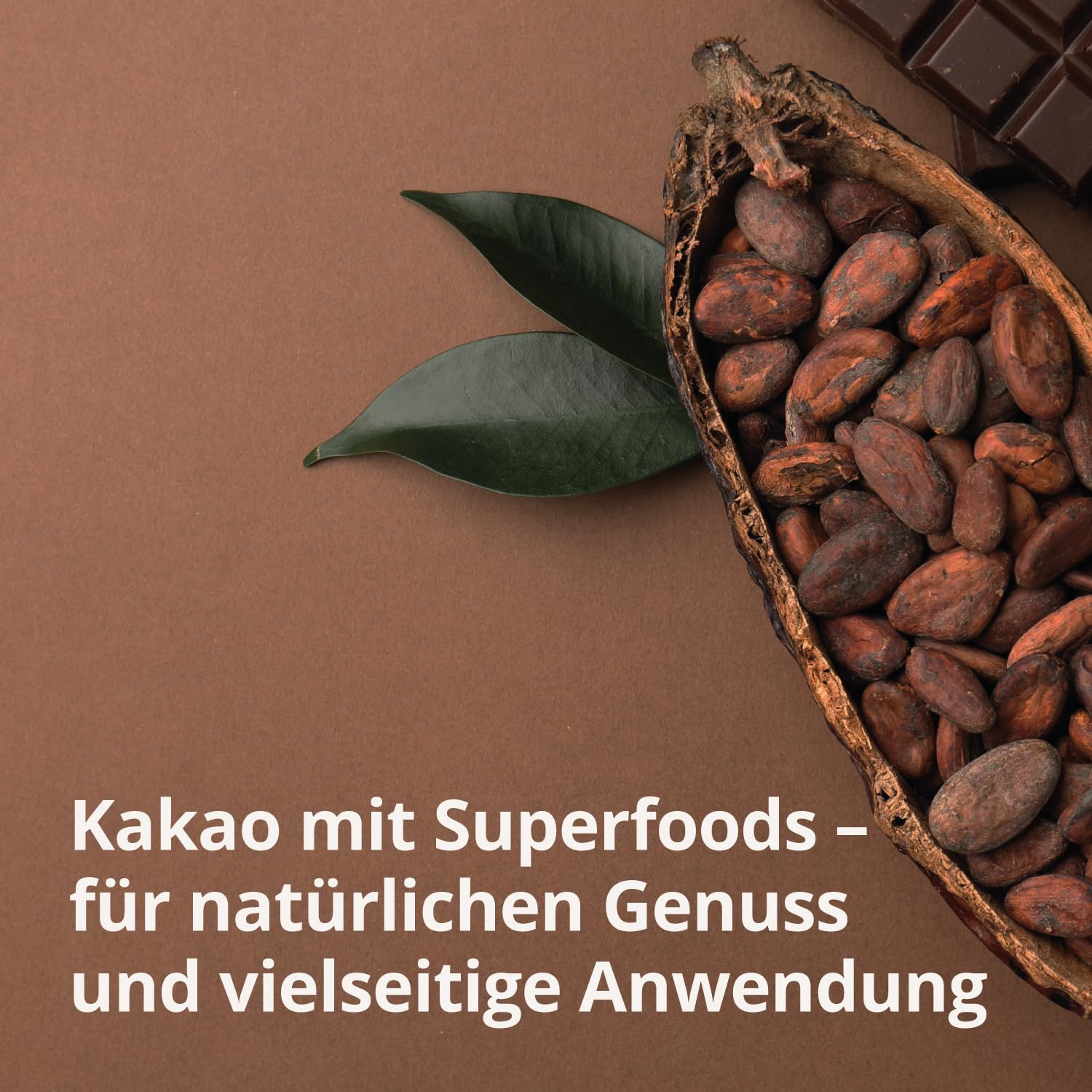 BodyFokus Kakao Superfood Zauber 54% Kakao Kakaobohnenextrakt Pulver 250 g