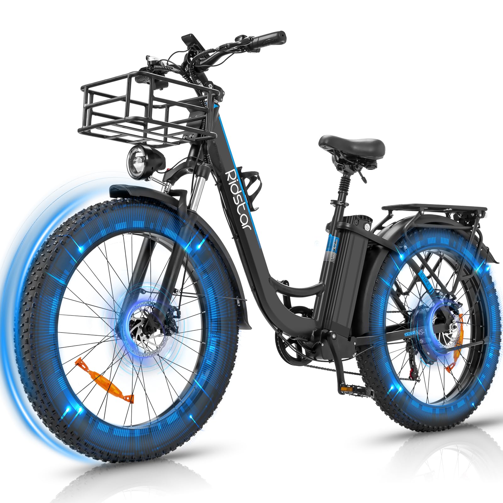 YVY MN26 Vélo Électrique, Autonomie 150km, Batterie Amovible 48V 20Ah, Moteur 85Nm, Fat Bike Électrique, 26" VTT Électrique 7 Vitesses, E-Bike Double Suspension, Double Disque, Écran LCD