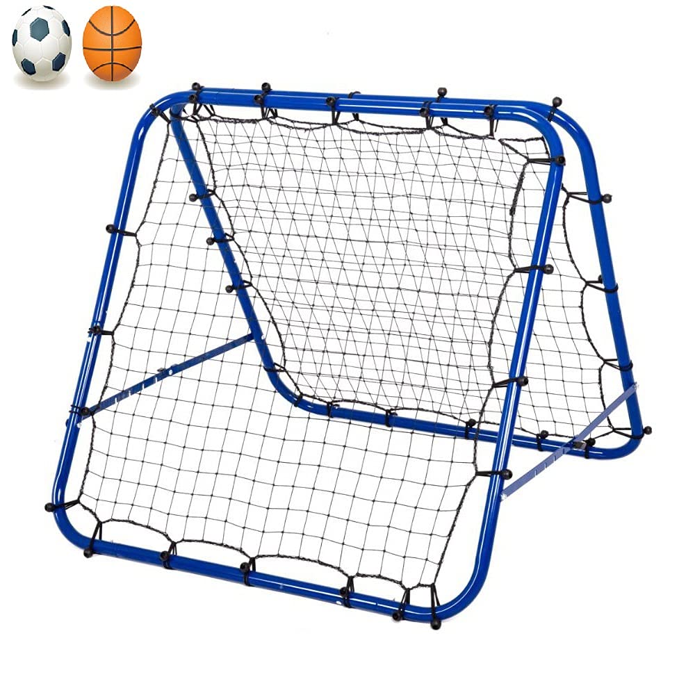 Rete da allenamento per calcio a doppia faccia, rete da rimbalzo professionale, porta da calcio, bersaglio per calcio, gioco per insegnare ai bambini, rete da rimbalzo regolabile di qualità premium