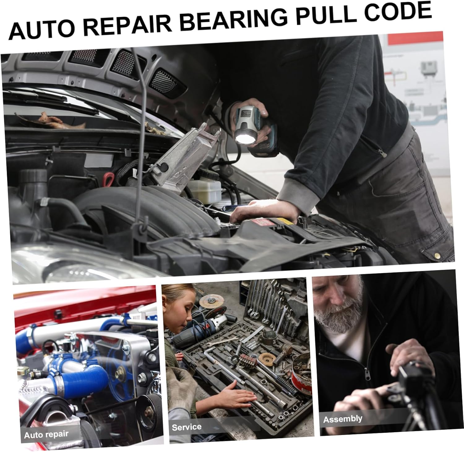 Mipcase 9Pcs Auto Sheet Metal Repair Tool Set Large Sliding Hammer Group for Bearing Pulling Tire Repairs Work Forged Construction Efficient Dent Removal Kit