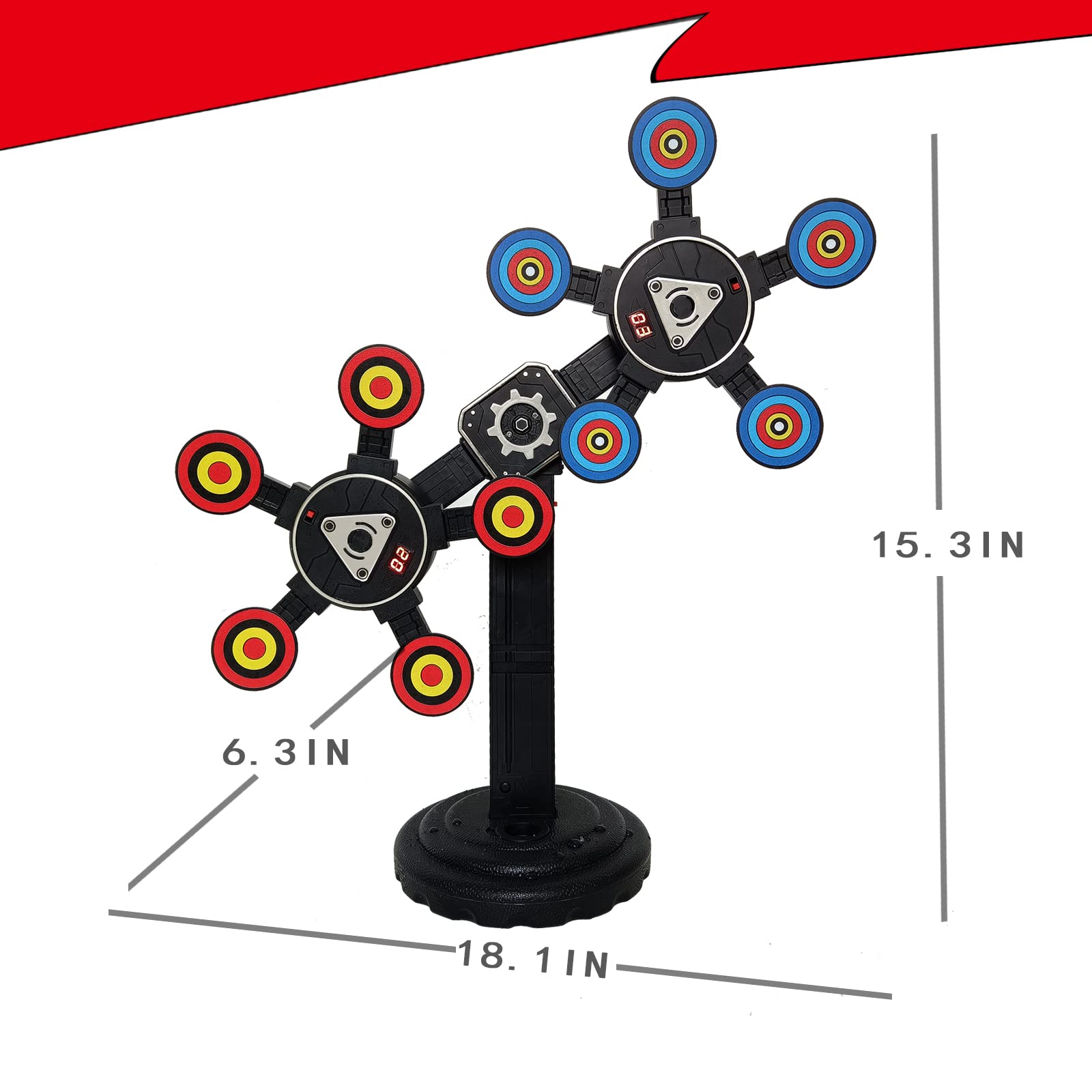 ⭐️デジタルシューティングターゲット ゲームトイ　FURNIZONE デジタルシューティングターゲット ゲームトイ 熱心な読者と本の愛好家