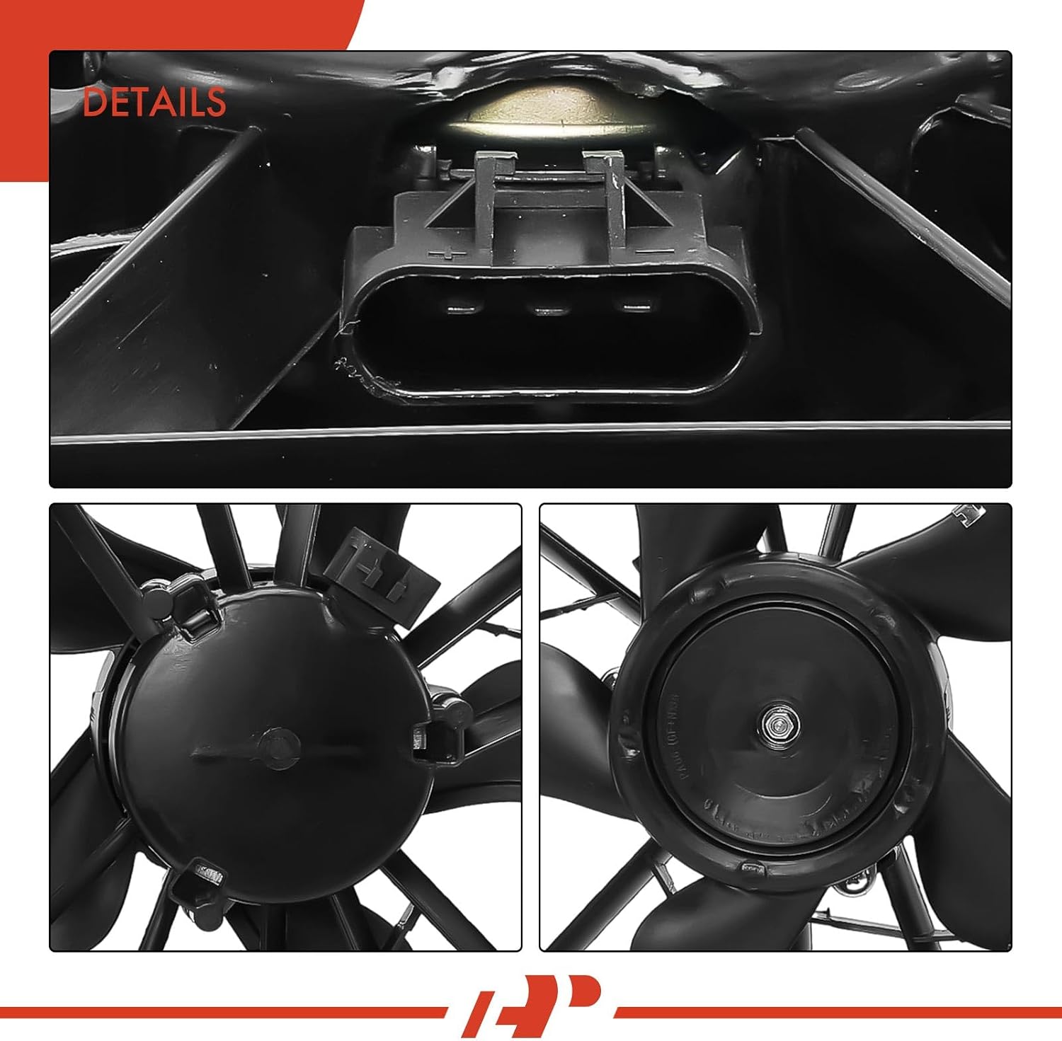 A-Premium Engine Radiator Cooling Fan Assembly Compatible with Select Ford & Mercury Models - Escape 2005-2007, Mariner 2005-2007 - Replace# 5L8Z8C607HB
