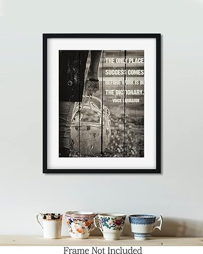 Miniatura 7 de Govivo The Only Place Success Comes Before Work Is In The Dictionary. - Vince Lombardi - Impresión artística para decoración de pared - Obra de arte