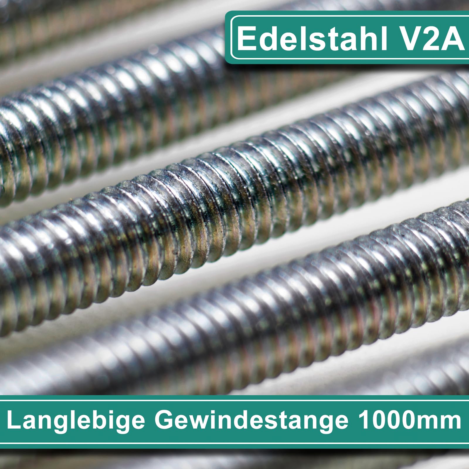PRIOstahl barre filettate DIN 976 M12 1 m acciaio inox V2A