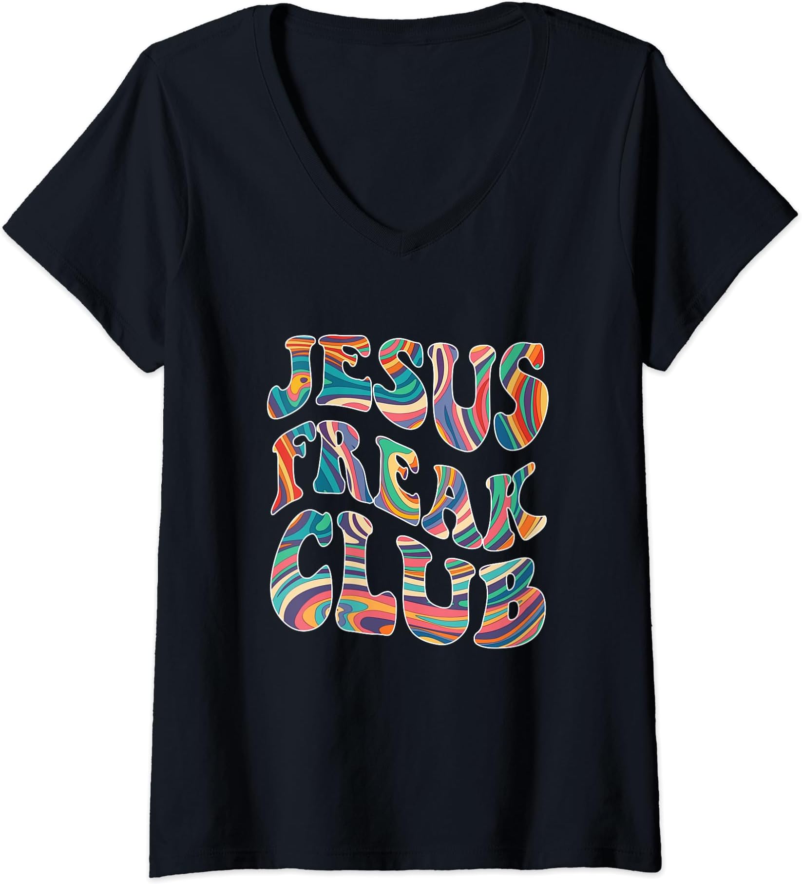 J.e.s.u.s Freak Club Design Co.J.e.s.u.s Freak Club Apparel V-Neck T-Shirt