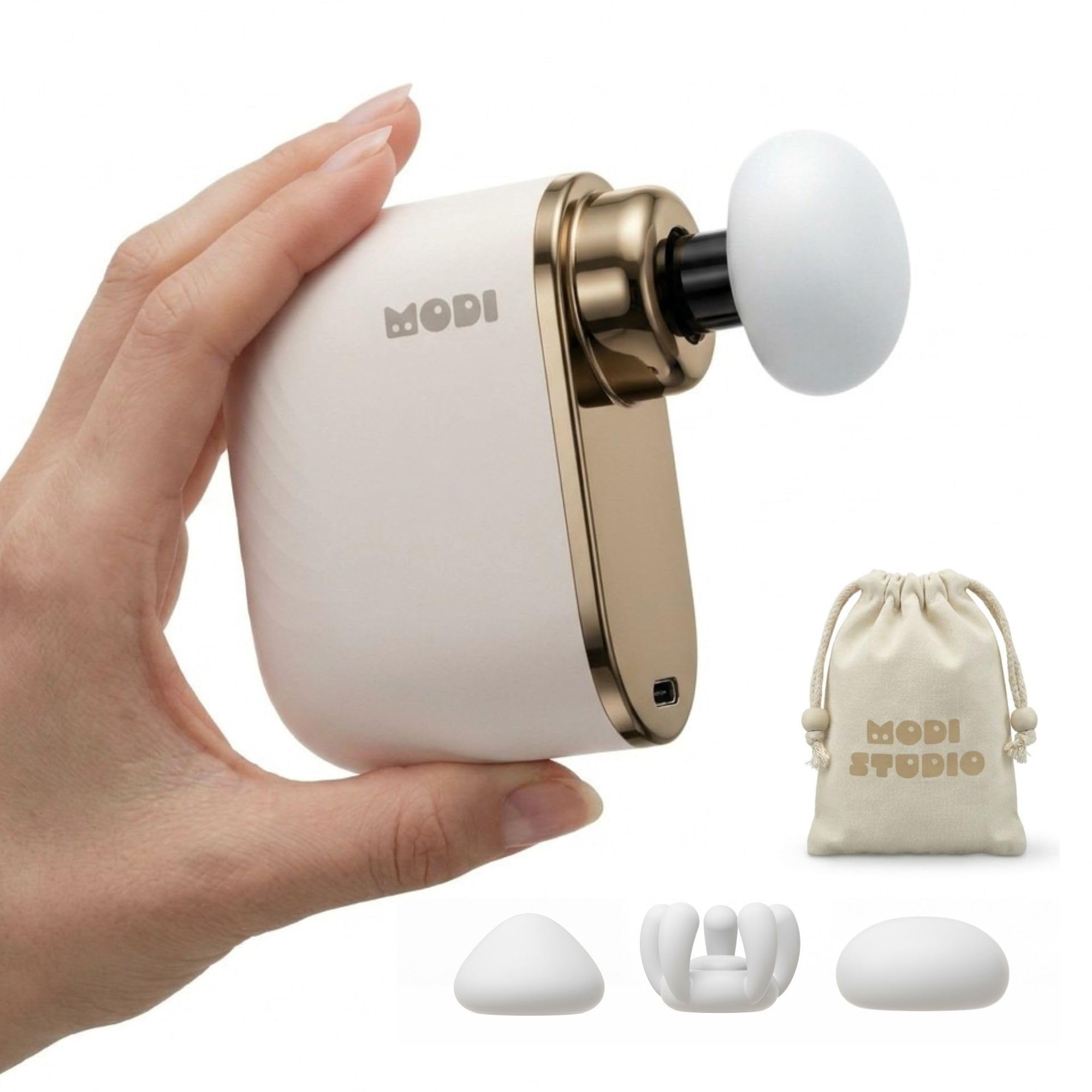 Modi Mini Massage Gun | Portable Powerful 3200RPM Handheld Massager | High Intensity Musc…