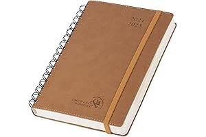 Stunning Leather Daily Planner for Organized Living (2024-2025)