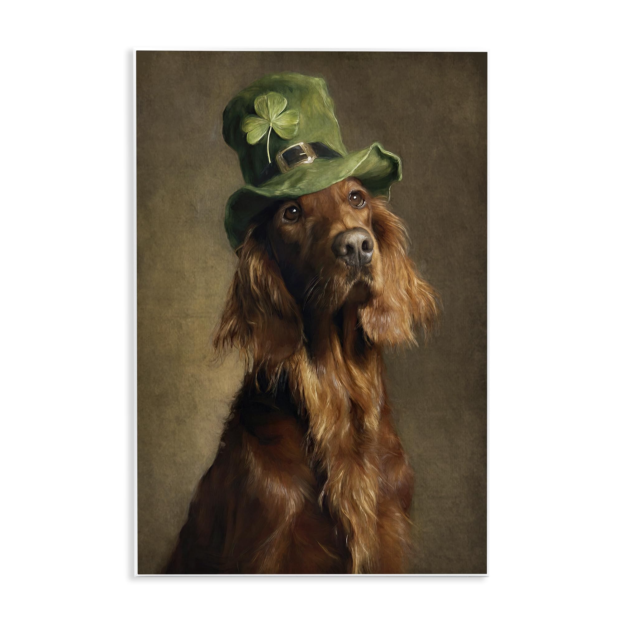 Stupell Industries 'The Irish Setter Portrait', Wall Plaque Art, 13 x 19 Inches, Easy to Hang and Sturdy, Made in USA, by Tina LeCour