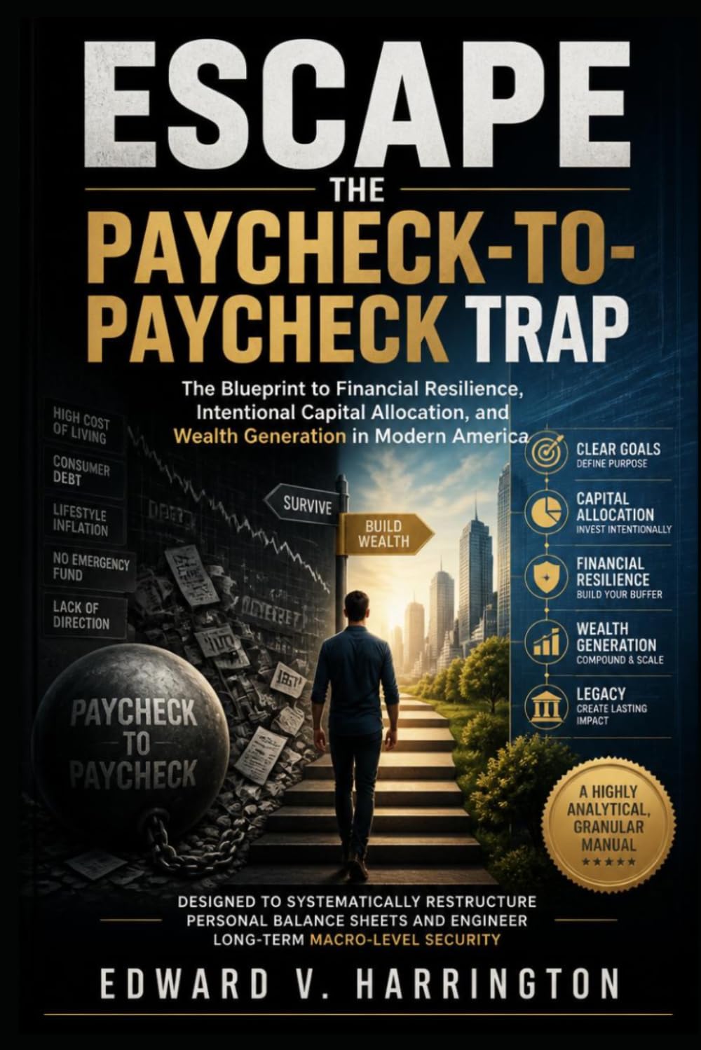 ESCAPE THE PAYCHECK-TO- PAYCHECK TRAP: The Blueprint to Financial Resilience, Intentional Capital Allocation, and Wealth Generation in Modern America