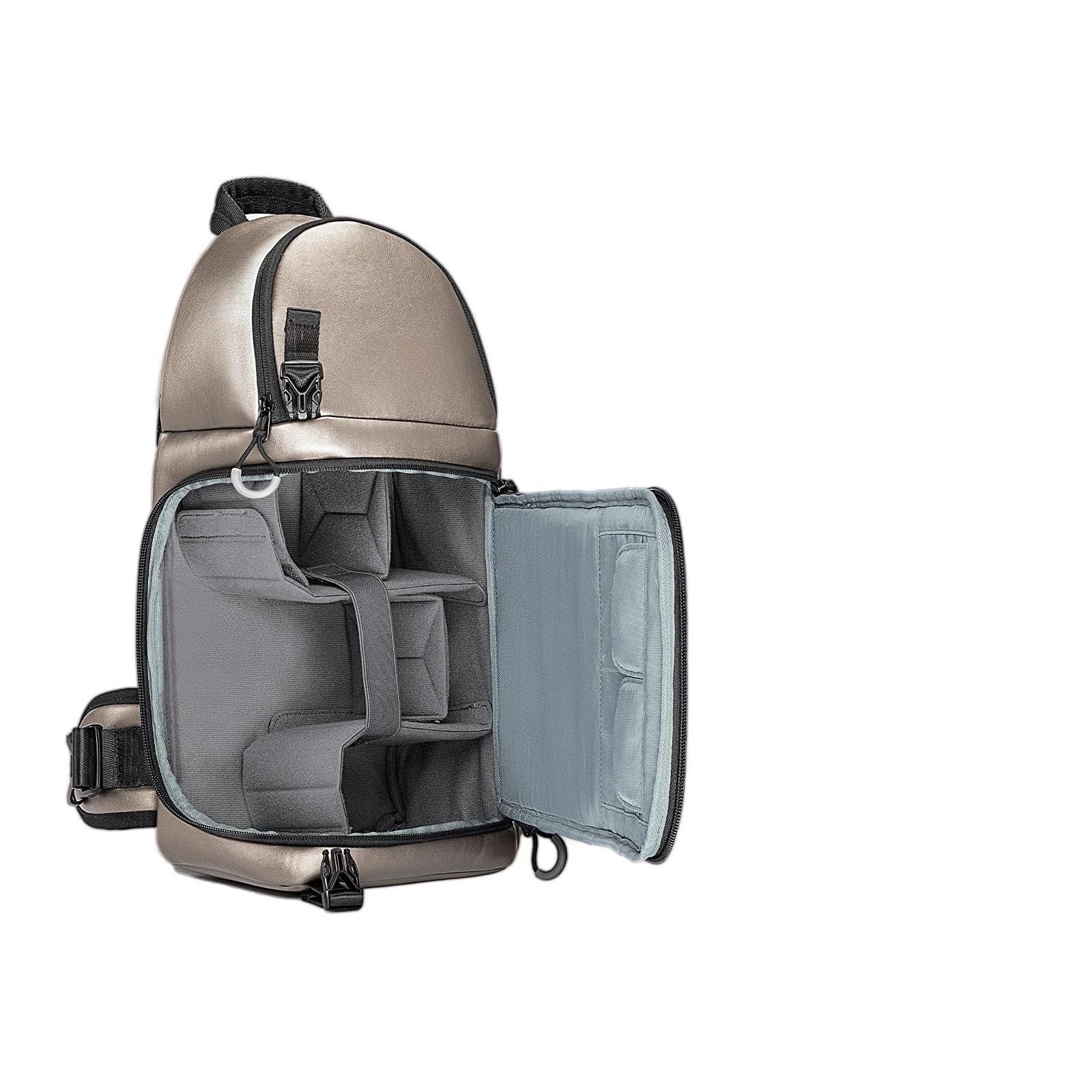 Sac à dos pour appareil photo sac à dos étanche 10 L pour appareil photo DSLR/SLR(Iron Grey)