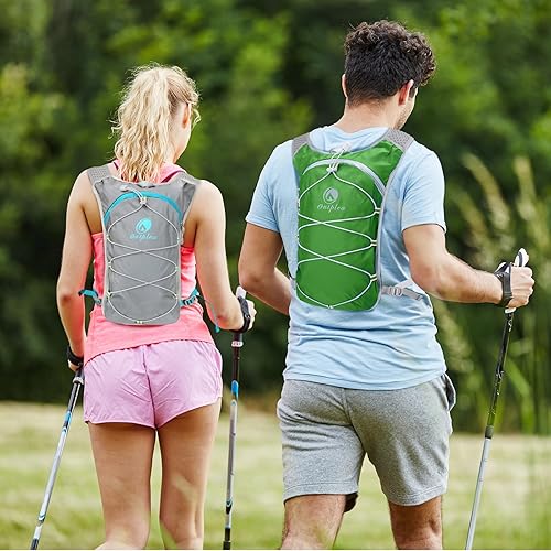 Miniatura 6 de Mochila de agua pequeña, chaleco de hidratación para festivales, Hydro Pack con vejiga de agua de 2 L, chaleco de agua ligero para correr Hydropack