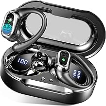 Wireless Earbuds, 50H Ear Buds Bluetooth 5.4 Earphones Sport with ENC Noise Cancelling Mics, HiFi Stereo Wireless Headphones with Earhooks, IP7 Waterproof Bluetooth Headphones for Running Workout Gym