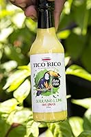 Vista 7 de Tico Rico - Salsa picante de lima serrana Zing y especias estilo caribeño - Todos los ingredientes naturales, vegano, sin gluten y lácteos (5 fl oz)
